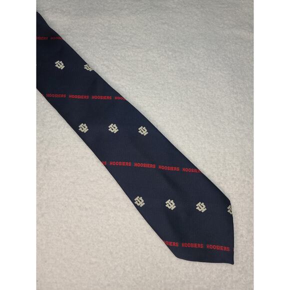 Vintage Superba University of Indiana Hoosiers blue white logo tie - Picture 4 of 5